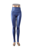 Free shipping New Fashion women's Sexy Skinny Faux Leather High Waist Leggings - ladies Shapewear 
