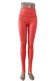 Free shipping New Fashion women's Sexy Skinny Faux Leather High Waist Leggings - ladies Shapewear 