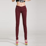 Woman jeans Solid Pencil women Pants - ladies Shapewear 