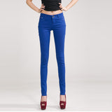 Woman jeans Solid Pencil women Pants - ladies Shapewear 
