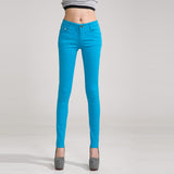 Woman jeans Solid Pencil women Pants - ladies Shapewear 