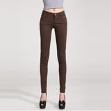 Woman jeans Solid Pencil women Pants - ladies Shapewear 
