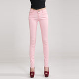 Woman jeans Solid Pencil women Pants - ladies Shapewear 
