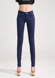 {Guoran} Candy Color Women Jeans Pencil Pants - ladies Shapewear 