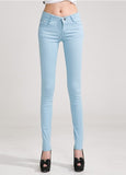 {Guoran} Candy Color Women Jeans Pencil Pants - ladies Shapewear 