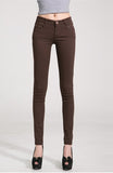 {Guoran} Candy Color Women Jeans Pencil Pants - ladies Shapewear 
