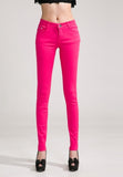 {Guoran} Candy Color Women Jeans Pencil Pants - ladies Shapewear 