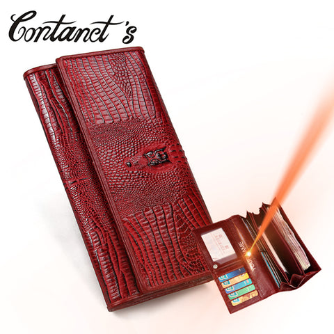 Women Casual Clutch Genuine Alligator Leather - ladies Shapewear 
