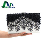 Milisente Women Black Clutch Wedding Bags - ladies Shapewear 
