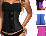 100% Latex Waist Trainer Corset 9 Steel Bone Shapewear - ladies Shapewear 