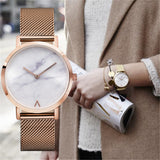 Eutour rose gold ultra thin bracelet watches - ladies Shapewear 