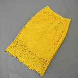 Lace Skirt Women Elegant Summer High Waist Pencil Skirts - ladies Shapewear 