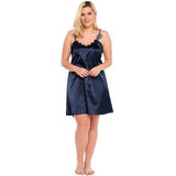BLUETIME Plus Size Sleep Dress Nightgown - ladies Shapewear 