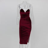 New Fashion Bandage Dress Women Sexy Off The Shoulder Strapless Mini Dress - ladies Shapewear 