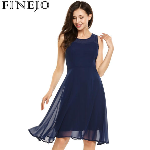 Summer Women Chiffon Dress - ladies Shapewear 