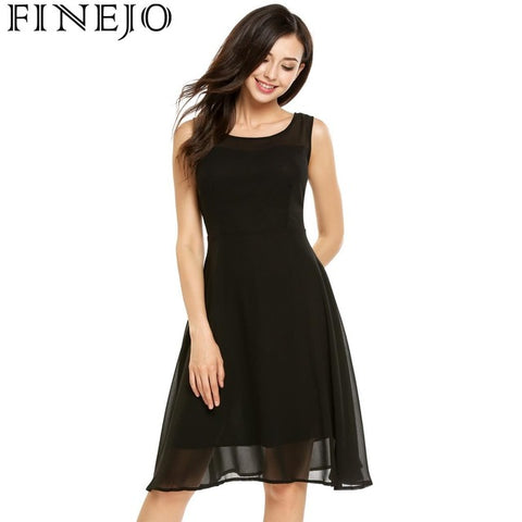 Summer Women Chiffon Dress - ladies Shapewear 