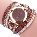 New Fashion Women Thin Multi Layers Quartz Bracelet Watch - ladies Shapewear 