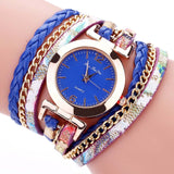 New Fashion Women Thin Multi Layers Quartz Bracelet Watch - ladies Shapewear 