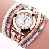 New Fashion Women Thin Multi Layers Quartz Bracelet Watch - ladies Shapewear 