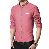 New Fashion Casual Men Shirt Long Sleeve shirt - ladies Shapewear 