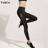 VE&CO Women Running Pant Quick-Drying Breathable Sports Leggings - ladies Shapewear 