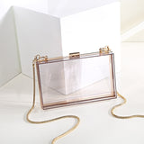 Trenadorab Pink Satin Clutch Evening Bag Chain Women Clutches - ladies Shapewear 