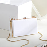 Trenadorab Pink Satin Clutch Evening Bag Chain Women Clutches - ladies Shapewear 