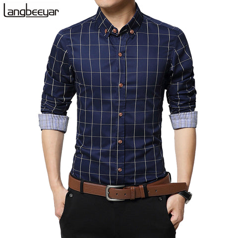 New Autumn Fashion Brand Men Clothes Long Sleeve Shirt - ladies Shapewear 
