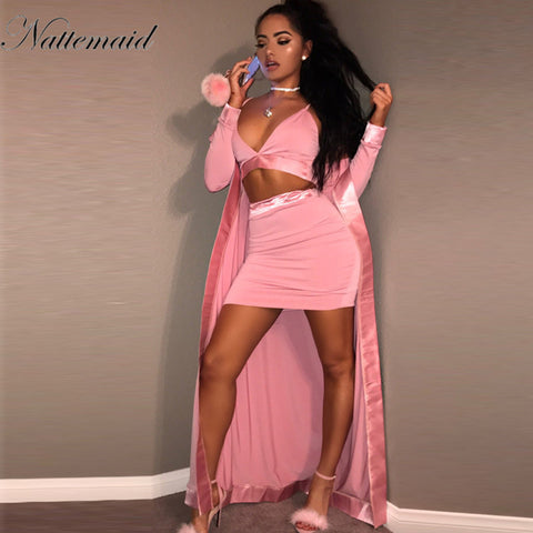 NATTEMAID Women Summer Sexy Mini Dress - ladies Shapewear 
