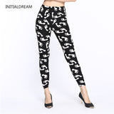 Causal Leggings Womens Fall Fashion Floral Print Leggings - ladies Shapewear 
