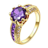 Engagement Rings Cubic Zirconia Rings Luxurious Red Jewelry - ladies Shapewear 