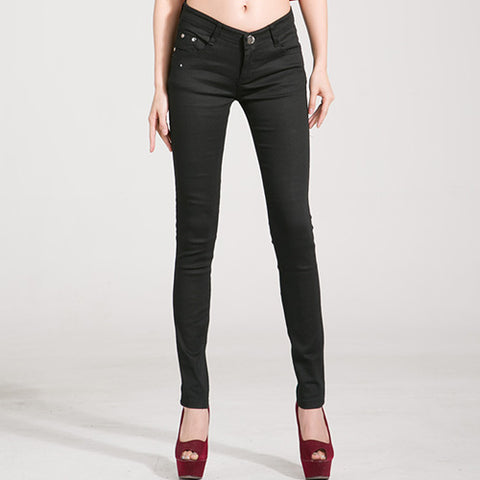 Jeans Female Denim Pants Candy Color Womens Jeans - ladies Shapewear 