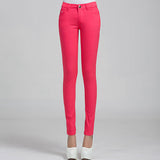 Jeans Female Denim Pants Candy Color Womens Jeans - ladies Shapewear 