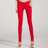 Jeans Female Denim Pants Candy Color Womens Jeans - ladies Shapewear 