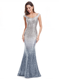 Evening Dress Long Sparkle New V-Neck Women Elegant Party Gown Dress - ladies Shapewear 