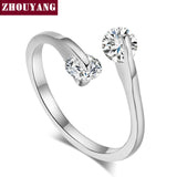 ZYR007 Fashion Design Rose Gold Color Wedding Ring - ladies Shapewear 