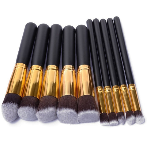 10 Pcs/11Pcs Makeup Brush Set Makeup Tool - ladies Shapewear 
