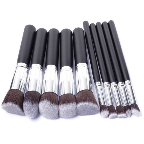 10 Pcs/11Pcs Makeup Brush Set Makeup Tool - ladies Shapewear 