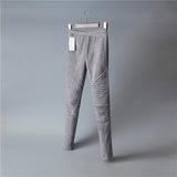 Bella Philosophy 2017 autumn winter faux suede leggings - ladies Shapewear 