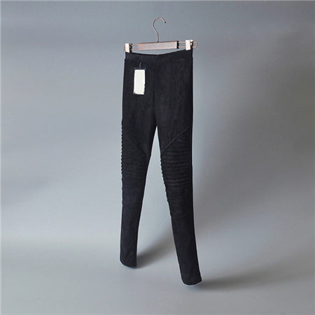 Bella Philosophy 2017 autumn winter faux suede leggings - ladies Shapewear 