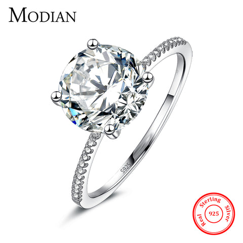Classic Luxury Real Solid Sterling Silver Ring - ladies Shapewear 