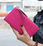 Famous Brand Design Ladies Women Long Leather Clutch - ladies Shapewear 
