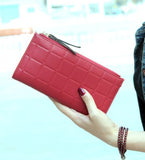Famous Brand Design Ladies Women Long Leather Clutch - ladies Shapewear 