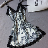Ladies Sexy Silk Satin Night Dress Sleeveless Nighties - ladies Shapewear 