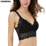 2017 New Sexy Women Lace Crochet Bralette Bralet Bra - ladies Shapewear 