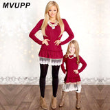 Mommy and Me Fashion Dresses in Christmas - ladies Shapewear 