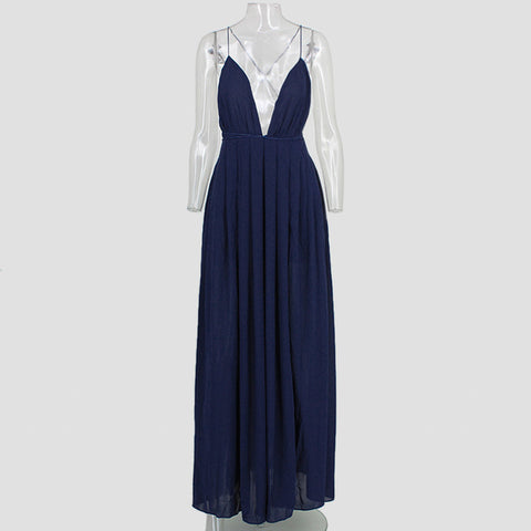 New Fashion Sling Bandage Maxi long Dress - ladies Shapewear 