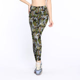LJQlion Fashion camouflage leggings Printing legins Fitness Slim leggins - ladies Shapewear 