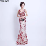 YIDINGZS Slim Long Evening Dresses - ladies Shapewear 
