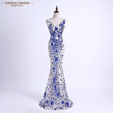 YIDINGZS Slim Long Evening Dresses - ladies Shapewear 